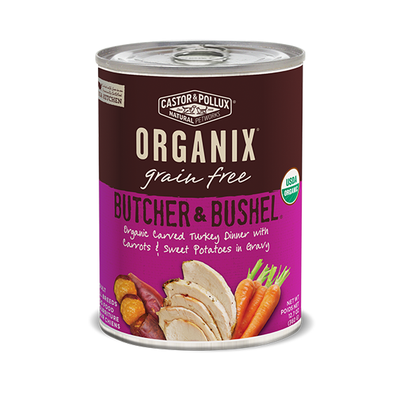 Organix Butcher & Bushel Grain Free Organic Carved Turkey Dinner