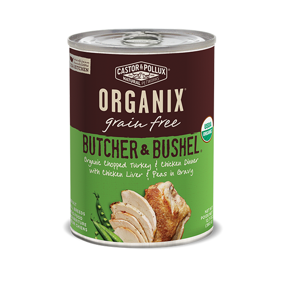Organix Butcher & Bushel Grain Free Organic Chopped Turkey & Chicken Dinner