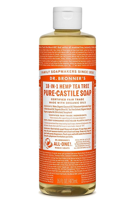 Dr Bronner's Tea Tree Pure-Castile Liquid Soap