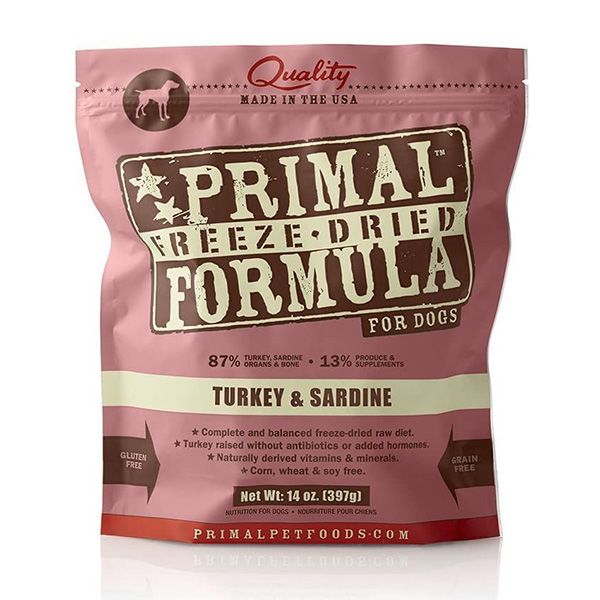 Primal Freeze Dried Turkey & Sardine Dog Food | Primal 冷凍乾燥火雞沙甸狗糧