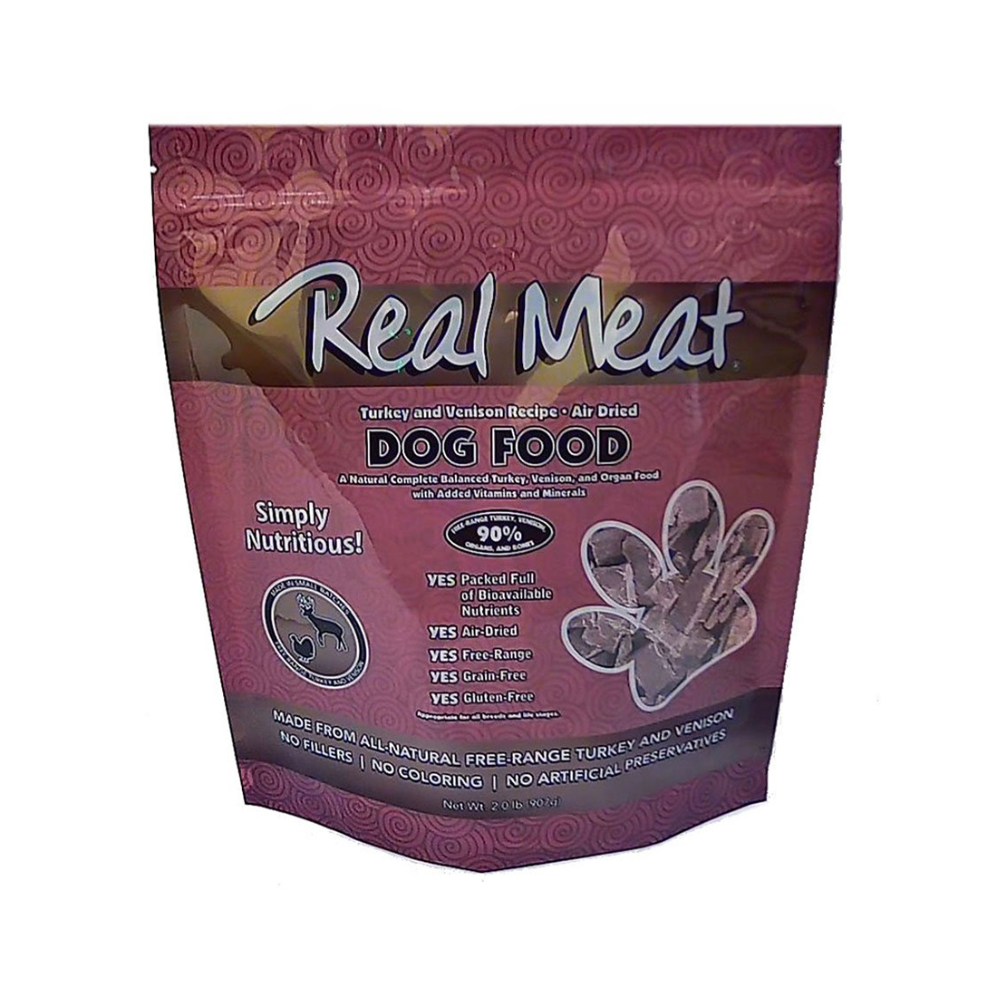 Real Meat Air Dried Turkey & Venison Dog Food