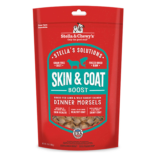 Stella’s Solutions Skin & Coat Boost Grass Fed Lamb & Wild Caught Salmon for Dogs