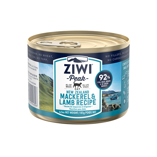 Ziwipeak Mackerel & Lamb Canned Cat Food / Ziwipeak  鯖魚羊肉貓罐頭