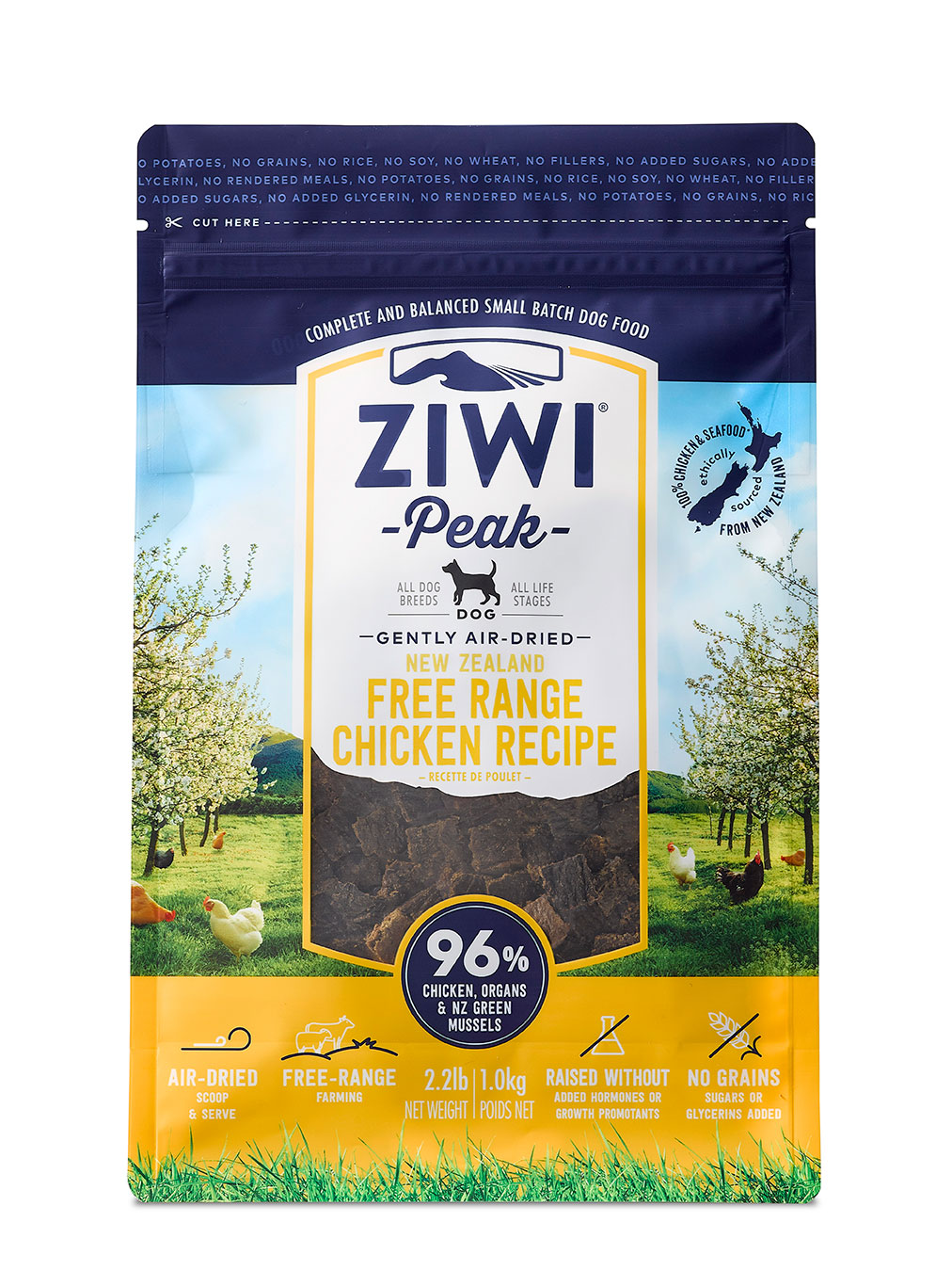 Ziwipeak Air Dried Chicken Dog Food / ZiwiPeak 風乾雞肉狗糧