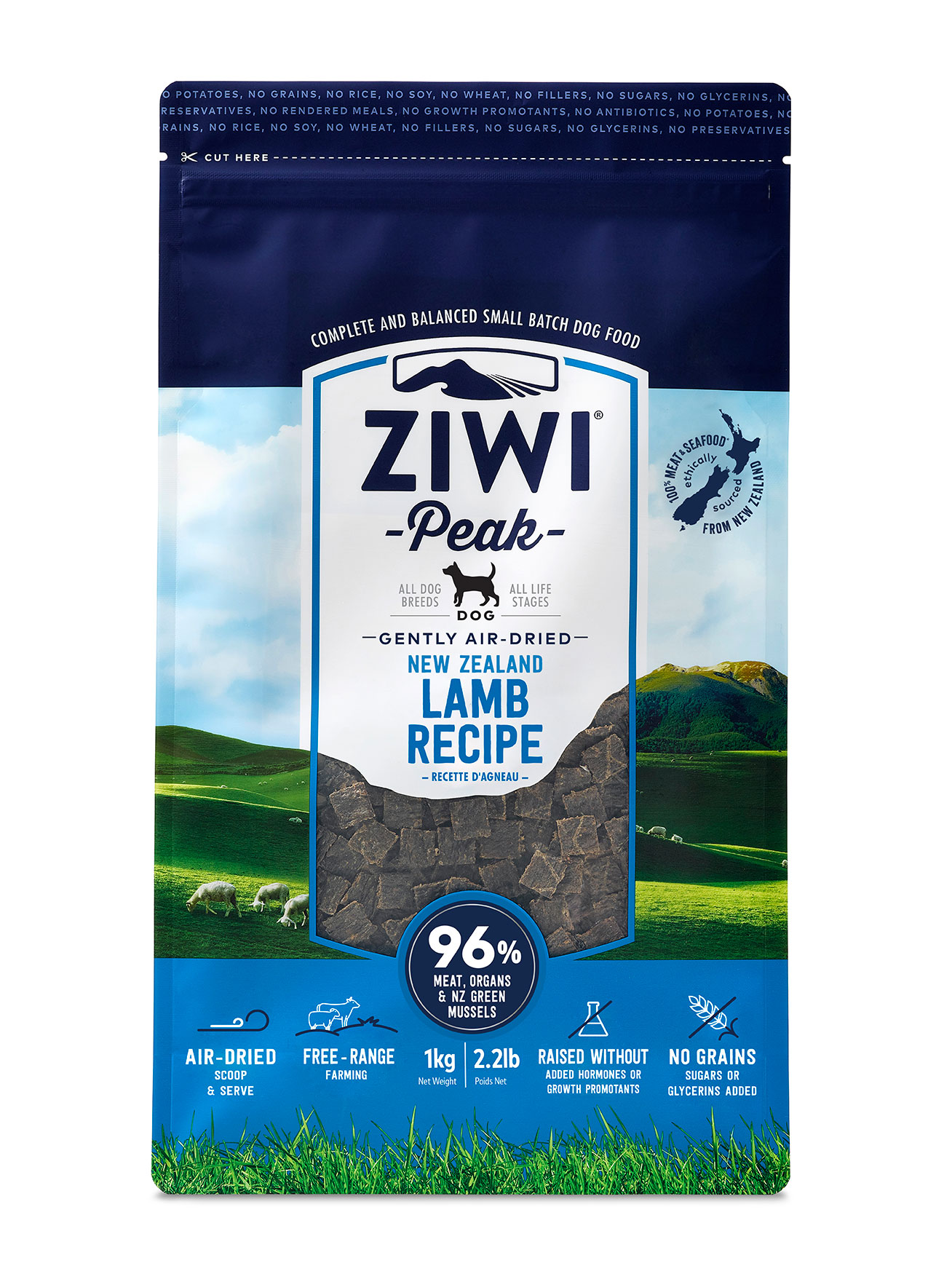 Ziwipeak Air Dried Lamb Dog Food / ZiwiPeak 風乾羊肉狗糧