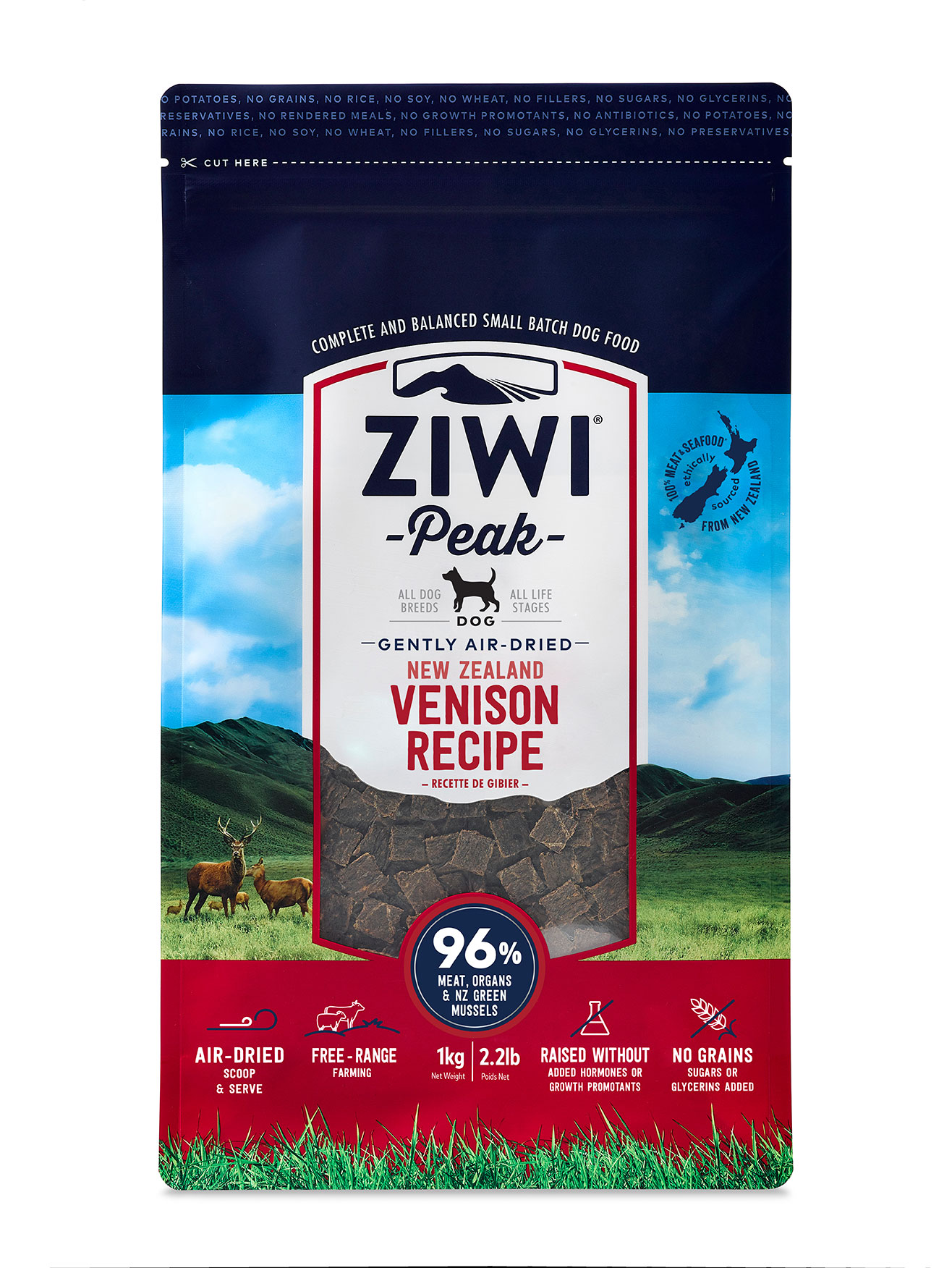 Ziwipeak Air Dried Venison Dog Food / ZiwiPeak 風乾鹿肉狗糧